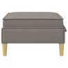 Pouf avec Rangement Taupe Tissu 584387584387