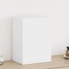 Coffret à bijoux 10 niveaux avec porte-montres Blanc 29 x 20,5 x 40,5 cm 584390584390