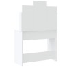 Coiffeuse avec lumières LED blanc 96x40x142 cm 584393584393