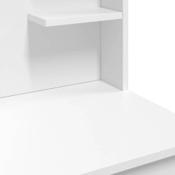 Coiffeuse avec lumières LED blanc 96x40x142 cm 584393584393