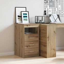 Commode chêne artisanal 40x50x76 cm bois d'ingénierie 584396584396