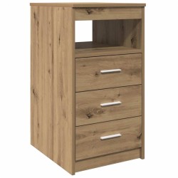 Commode chêne artisanal 40x50x76 cm bois d'ingénierie 584396584396