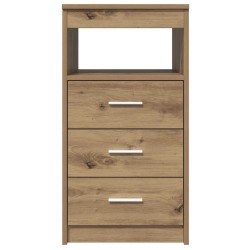 Commode chêne artisanal 40x50x76 cm bois d'ingénierie 584396584396