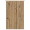 Commode chêne artisanal 40x50x76 cm bois d'ingénierie 584396584396