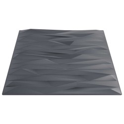 Panneaux muraux 48 pcs Gris pierre 50 x 50 cm Mousse XPS 584403584403