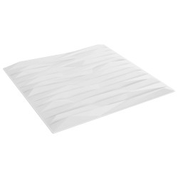 Panneaux muraux 24 pcs Pierre Blanche 50 x 50 cm Mousse XPS 584418584418