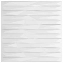 Panneaux muraux 24 pcs Pierre Blanche 50 x 50 cm Mousse XPS 584418584418