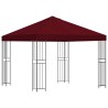Pavillon 3 x 3 m Bordeaux Polyester et Acier 190 gsm 584420584420