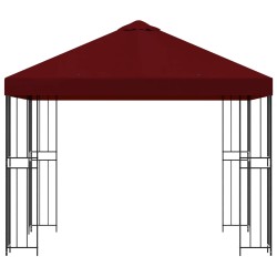 Pavillon 3 x 3 m Bordeaux Polyester et Acier 190 gsm 584420584420