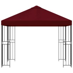 Pavillon 3 x 3 m Bordeaux Polyester et Acier 190 gsm 584420584420