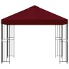 Pavillon 3 x 3 m Bordeaux Polyester et Acier 190 gsm 584420584420