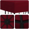 Pavillon 3 x 3 m Bordeaux Polyester et Acier 190 gsm 584420584420