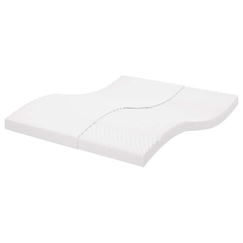 Matelas en mousse blanc 180x210 cm 7 zones dureté 20 ILD 584422584422