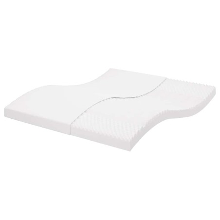 Matelas en mousse blanc 180x210 cm 7 zones dureté 20 ILD 584422584422