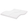Matelas en mousse blanc 180x210 cm 7 zones dureté 20 ILD 584422584422