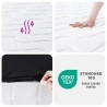 Matelas à ressorts ensachés dureté moyenne 120x200 cm 584430584430