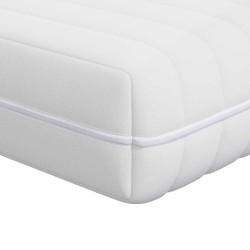 Matelas Blanc 140 x 190 cm Ressort ensaché 584433584433