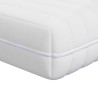 Matelas Blanc 140 x 190 cm Ressort ensaché 584433584433