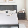Matelas Blanc 140 x 190 cm Ressort ensaché 584433584433