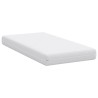 Matelas Blanc 90 x 190 cm Ressort ensaché 584434584434
