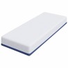 Matelas Blanc et Bleu 80 x 200 cm Tissu jacquard 584435584435