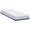 Matelas Blanc et Bleu 80 x 200 cm Tissu jacquard 584435584435