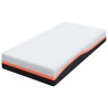 Matelas Blanc et Gris 100 x 200 cm Tissu jacquard 584436584436