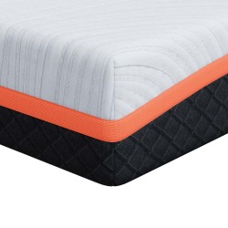 Matelas Blanc et Gris 70 x 200 cm Tissu jacquard 584437584437