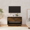 Meuble TV chêne fumé 70x41x44 cm bois d'ingénierie 584440584440