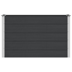 Jardinière surélevée Noir 150 x 50 x 91 cm 584441584441