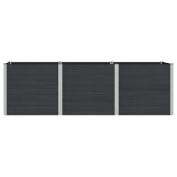 Jardinière surélevée Noir 300 x 100 x 91 cm 584443584443