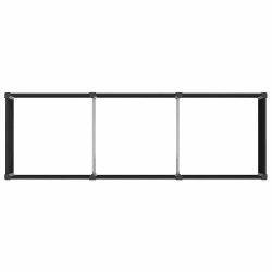 Jardinière surélevée Noir 300 x 100 x 91 cm 584443584443