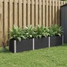 Jardinière surélevée Noir 300 x 50 x 54 cm 584444584444