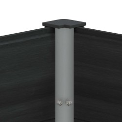 Jardinière surélevée Noir 300 x 50 x 54 cm 584444584444