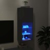 Meuble TV avec lumières LED noir 40,5x30x102 cm 584446584446