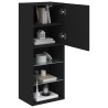 Meuble TV avec lumières LED noir 40,5x30x102 cm 584446584446