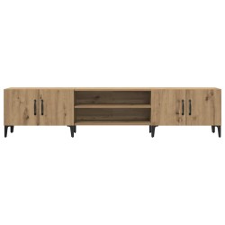 Meuble TV chêne artisanal 180x31,5x40 cm bois d'ingénierie 584449584449