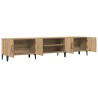 Meuble TV chêne artisanal 180x31,5x40 cm bois d'ingénierie 584449584449
