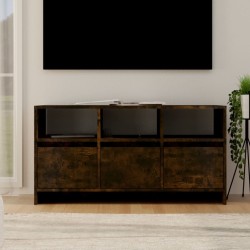 Meuble TV Chêne fumé 102x37,5x52,5 cm Bois d'ingénierie 584451584451