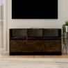 Meuble TV Chêne fumé 102x37,5x52,5 cm Bois d'ingénierie 584451584451