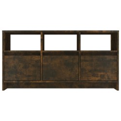 Meuble TV Chêne fumé 102x37,5x52,5 cm Bois d'ingénierie 584451584451