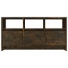 Meuble TV Chêne fumé 102x37,5x52,5 cm Bois d'ingénierie 584451584451