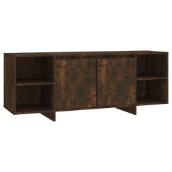 Meuble TV chêne fumé 130x35x50 cm bois d'ingénierie 584452584452
