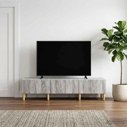Meuble TV 147 x 34,5 x 30 cm Sonoma gris Bois d'ingénierie 584457584457