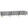 Meuble TV 147 x 34,5 x 30 cm Sonoma gris Bois d'ingénierie 584457584457