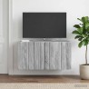 Meuble TV mural 59,5 x 31 x 30 cm Sonoma gris Bois d'ingénierie 584458584458
