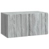Meuble TV mural 59,5 x 31 x 30 cm Sonoma gris Bois d'ingénierie 584458584458