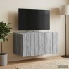 Meuble TV mural 59,5 x 31 x 30 cm Sonoma gris Bois d'ingénierie 584458584458