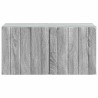 Meuble TV mural 59,5 x 31 x 30 cm Sonoma gris Bois d'ingénierie 584458584458