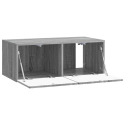 Meuble TV mural 59,5 x 41 x 30 cm Sonoma gris Bois d'ingénierie 584461584461